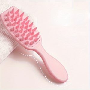 Portable Scalp Massager And Detangling Brush for Hair, Ideal for Travel And Bathing