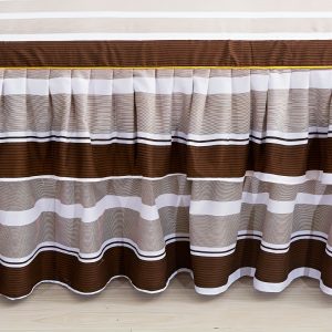 1pc Soft And Comfortable Ruffled Bed Skirt (1 Bed Skirt, Without Pillowcases), Macrame Bed Skirt, Flower Printed All Seasons Universal Nonslip Bedding Set, Bedroom Guest Room Bedding