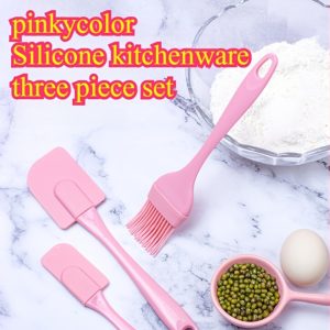 3pcs Food Grade Silicone Baking Brushes, Butter Brush, Cream Brush, Baking Cooking Grill Oil Brush, Kitchen Oil Brush, Baking Tool Set, Kitchen Tool Supplies