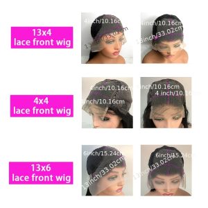 Bob Wig Human Hair 13x4 Lace Front Wigs For Women Human Hair Short Bob Wigs Transparent Pre Plucked Straight Frontal Wigs Human Hair