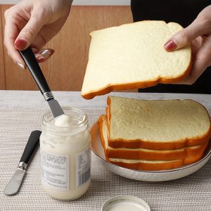 1pc 430 Stainless Steel Butter Slicer, Western Restaurant Butter Spreader, Jam Spreader Spoon, Household Cheese Cream Bread Spreader Spoon