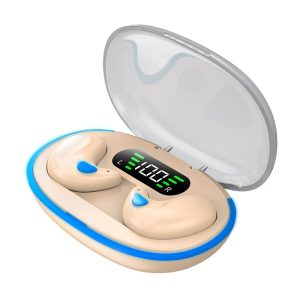 [Excellent Sound Quality] Wireless Bluetooth Headset, Open the Cover and Connect, Digital Display Power, Pleasant Sound Quality, Immersive Listening, Long-lasting Battery Life, a Good Helper for Daily Listening and Calling, and Open a Comfortable