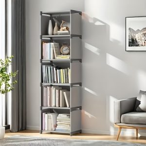 Easy Home Bookshelf, Small Student Bookshelf, Desktop Office Bookshelf, Rental House Storage Rack, Dormitory Luggage Rack, Bedside Bedroom Floor Storage Rack, 10 Specifications Are Available