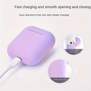 Cute Earphone Covers, Suitable for AirPods 1st/2nd Generation. The Soft Material Does Not Interfere with Charging or Opening/closing, Effectively Protecting the Earphones from Scratches and Wear