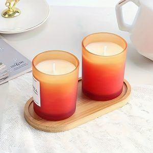 A Bamboo Oval Tray Suitable for The Bathroom, Kitchen, Or Dining Room, Serving As a Wooden Storage And Decorative Display for Small Items. (Non-Food Contact)