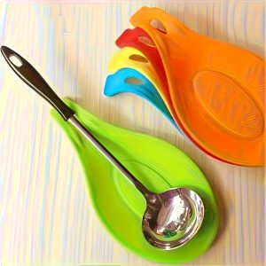 1pc Heat-Resistant Silicone Utensil Organizer - Non-Slip Base, Space-Saving Countertop Or Cabinet Storage Rack for Spatulas, Whisks, Forks - Easy-Clean Kitchen Organizer (Multi-Color Available) - Suitable for Home And Professional Kitchen Use