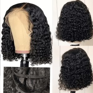 14-inch Wavy Lace Front Wig with Pre-trimmed Hairline for Secure and Comfortable Wear. No Glue Required. Suitable for Parties, Proms, and Daily Wear