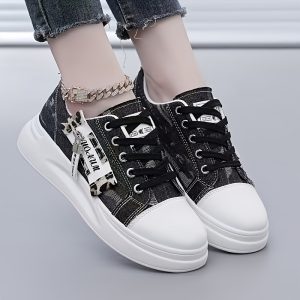 Women'S Shoes - Ladies' Couple Style Unisex Casual Sneakers, Thick Sole Height Increase/Breathable, Couple Shoes - Suitable for Daily Wear, Outdoor Activities, Travel, Running, Women Shoes