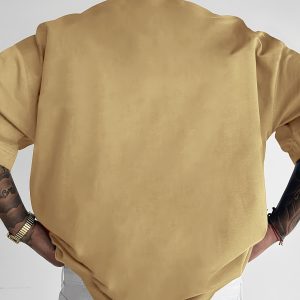 Men's Minimalist Fashion T-Shirt with Y2K Big Head Print, Trendy Versatile Design for Outdoor Sports, Casual Wear, Shopping, and Parties, Soft Polyester, Machine Washable