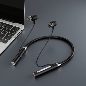 Wireless Neckband Headset, Ultra Long Battery Life, Stereo Bass, Ideal Gift, Magnetic Suction Ear for Sports Outdoor Running Cycling Gaming Music Workout Gym, In-Ear Headset with Microphone Noise Cancelling, All-Day Audio Playback Earbuds