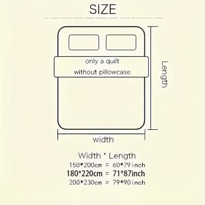 1pc High-End Elegant Bow Towel Summer Quilt, Summer Quilt Down Duvet Cover, Polyester, with Ruffle