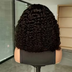 Wavy Bob Wig - No Glue Required, Natural Style for Women, Short Curly Hairstyle, Easy to Style and Maintain, Short Wig.