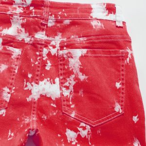 Men's Cotton Stretch Casual Floral Print Trousers