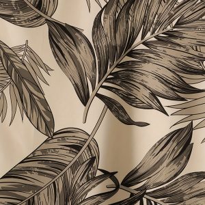 Men's Casual Short Sleeve Shirt - Tropical Leaf Print, Breathable Lightweight Fabric, Classic Collar, Machine Washable Summer Shirt for Beach Outings & Casual Wear, Beach Clothes, Modern Appearance, Easy Care Fabric, Subtle Pattern Design