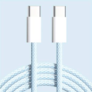 60W for iPhone 16/Samsung Cable, USB C to USB C Charging Cable, Type C to Type C Fast Charger Cord Compatible for iPhone 16/15/15 Pro/15 Pro Max/15 Plus/iPad Pro/ Air5/ MacBook/Samsung S25/S24/S23