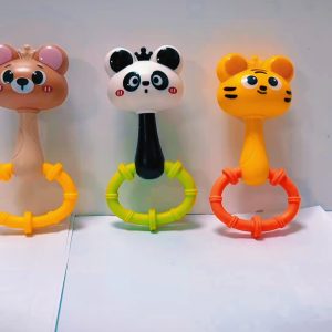 Toys in The Nursery, Learning Toys, Cute Rattle And Bell, Colorful Animal Handheld Rattles, Sensory Awakening Buzzers for Babies, Which Help Develop Motor Skills And Hand-Eye Coordination