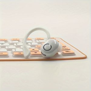 Wireless Earbuds Featuring Volume Adjustment, High-Definition Audio, And a Battery Life of 10 Hours - Suitable for Various Smartphones, with a Semi-Open Design And a Professional-Grade Microphone