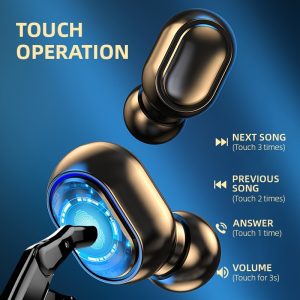 1/1pc 2025 Year New Wireless Earphones Headphones with LED Display Touch In-Ear TWS Wireless Earbuds Sports Music Game Headset for Ios/Android