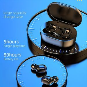 1/1pc 2025 Year New Wireless Earphones Headphones with LED Display Touch In-Ear TWS Wireless Earbuds Sports Music Game Headset for Ios/Android