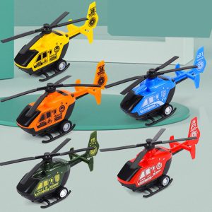 6pcs Pullback Helicopters, Outdoor Beach Toys, Novelty Toys, Desktop Decorations, Pretend Play Toys, Birthday And Holiday Gifts, Piñatas, Christmas And New Year'S Supplies, And Classroom Rewards (Random)