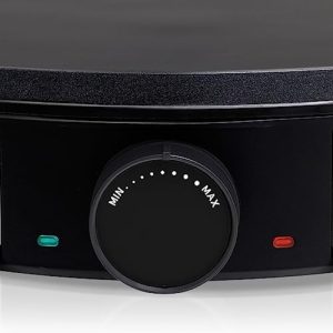 Crepe Maker Variable Temperature Control Non-Stick Black 30cm 1200W