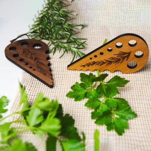 2D Flat Printing, Not 3D, Home Kitchen Cooking Gadget, Wooden Craft, Multi-hole Vegetable Root, Stem, and Leaf Remover, 2D Flat