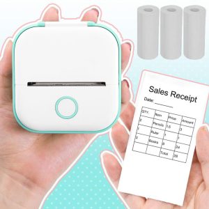 Mini Printer Thermal Paper Label Sticker Colorful Self-Adhesive Thermal Printing Paper Inkless Printing for Photo Picture