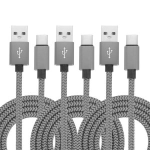 1/2/3pcs 25W Fast Charging USB Type-C Cable, USB-A to USB-C Charger Cord, Compatible with Samsung Galaxy S25/S24/S23/S22 And Other USB-C Devices