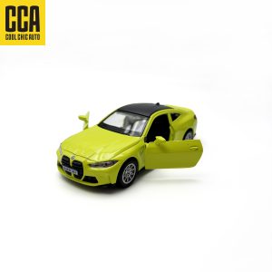 CCA 1:42 Scale for BMW M4 G82 Alloy Car Model - Pull-Back Action Car with Opening Doors, Zinc Alloy Body, Miniature Replica Suitable for Collectors, Toys & Adult Display