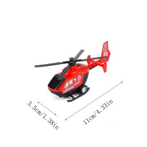 6pcs Pullback Helicopters, Outdoor Beach Toys, Novelty Toys, Desktop Decorations, Pretend Play Toys, Birthday And Holiday Gifts, Piñatas, Christmas And New Year'S Supplies, And Classroom Rewards (Random)