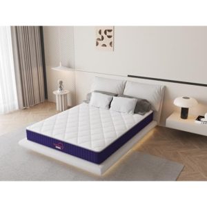 Quincy 19Cm Memory Foam And Spring Hybrid Mattress - Keeps Temperature Consistent - Offers Balanced Support - Airy - Long-Lasting - Medium Firmness - Certipur- - Boxed Mattress 01 Single