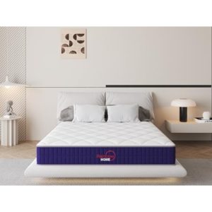 Quincy 19Cm Memory Foam And Spring Hybrid Mattress - Keeps Temperature Consistent - Offers Balanced Support - Airy - Long-Lasting - Medium Firmness - Certipur- - Boxed Mattress 01 Single
